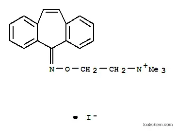 Molecular Structure of 24570-10-3 (2-[(5H-dibenzo[a,d][7]annulen-5-ylideneamino)oxy]-N,N,N-trimethylethanaminium iodide)