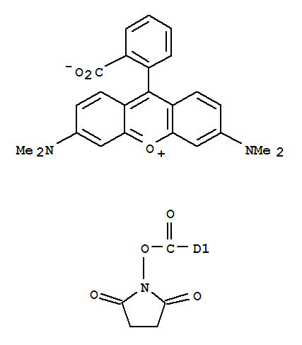 5(6)-Carboxytetramethylrhodamine succinimidyl ester; (5(6)-TAMRA, SE)