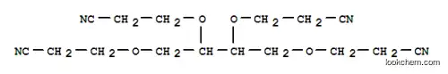 Molecular Structure of 2465-94-3 (Propanenitrile,3,3',3'',3'''-[1,2,3,4-butanetetrayltetrakis(oxy)]tetrakis- (9CI))