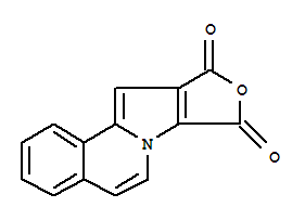 24957-29-7,Furo[3',4':4,5]pyrrolo[2,1-a]isoquinoline-8,10-dione,Pyrrolo[2,1-a]isoquinoline-2,3-dicarboxylicanhydride (8CI)