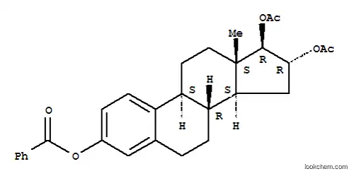 Molecular Structure of 2508-47-6 ([(16R,17R)-16,17-diacetyloxy-13-methyl-6,7,8,9,11,12,14,15,16,17-decah ydrocyclopenta[a]phenanthren-3-yl] benzoate)