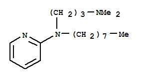 25295-39-0,1,3-Propanediamine,N1,N1-dimethyl-N3-octyl-N3-2-pyridinyl-,Pyridine,2-[[3-(dimethylamino)propyl]octylamino]- (8CI)