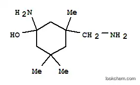 Molecular Structure of 25724-35-0 (1-Amino-3-(aminomethyl)-3,5,5-trimethylcyclohexan-1-ol)