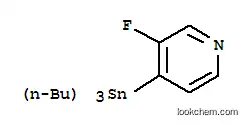 Molecular Structure of 259807-88-0 (3-Fluoro-4-(tributylstannyl)pyridine)