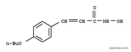 Molecular Structure of 26227-46-3 (3-(p-Butoxyphenyl)-2-propenehydroxamic acid)