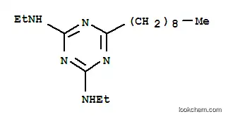 Molecular Structure of 26235-88-1 (1,3,5-Triazine-2,4-diamine,N2,N4-diethyl-6-nonyl-)