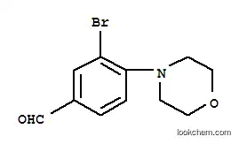 Molecular Structure of 263349-24-2 (3-BROMO-4-(N-MORPHOLINO)BENZALDEHYDE)