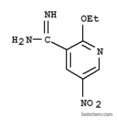 Molecular Structure of 265664-13-9 (3-Pyridinecarboximidamide,2-ethoxy-5-nitro-(9CI))