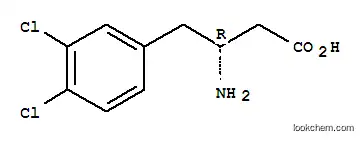 Molecular Structure of 269396-55-6 ((R)-3-AMINO-4-(3,4-DICHLOROPHENYL)BUTANOIC ACID HYDROCHLORIDE)