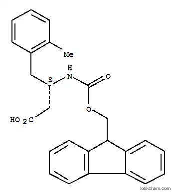 Molecular Structure of 270062-91-4 (FMOC-(S)-3-AMINO-4-(2-METHYL-PHENYL)-BUTYRIC ACID)