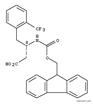 (S)-3-((((9H-Fluoren-9-yl)methoxy)carbonyl)amino)-4-(2-(trifluoromethyl)phenyl)butanoic acid