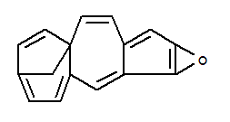 27197-22-4,5,7a-Methano-7aH-cyclohept[6,7]azuleno[1,2-b]oxirene(9CI),7,9a-Methano-9aH-cyclopenta[b]heptalene,2,3-epoxy- (8CI)