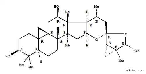 Molecular Structure of 27208-74-8 (9,19-Cyclolanostane-3,12,26-triol,16,23:23,26:24,25-triepoxy-, (3b,12b,16b,23R,24S,25R,26S)- (9CI))