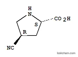 Molecular Structure of 273221-93-5 ((2S,4R)-4-cyanopyrrolidine-2-carboxylic acid)