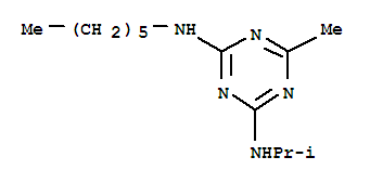 27431-04-5,1,3,5-Triazine-2,4-diamine,N2-hexyl-6-methyl-N4-(1-methylethyl)-,s-Triazine,2-(hexylamino)-4-(isopropylamino)-6-methyl- (8CI)