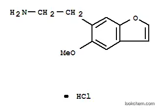 2-(5-methoxy-1-benzofuran-6-yl)ethanaminium chloride