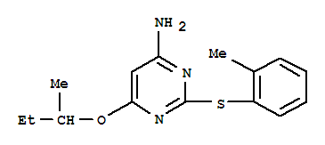 284681-45-4,2-[(2-methylphenyl)sulfanyl]-6-(1-methylpropoxy)pyrimidin-4-amine,