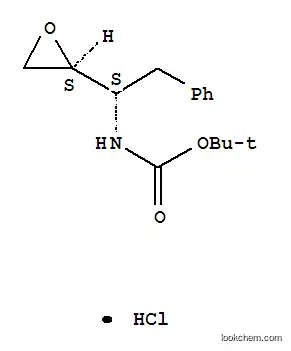 Molecular Structure of 286019-82-7 ((2S,3S)-N-Boc-3-amino-1,2-epoxy-4-phenylbutane)