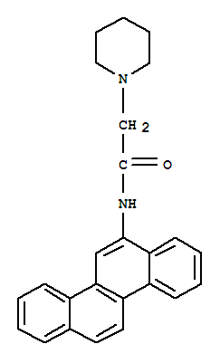 28615-90-9,N-(chrysen-6-yl)-2-(piperidin-1-yl)acetamide,N-Piperidinoacetyl-6-chrysenamine;NSC 141670