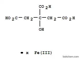 Molecular Structure of 28633-45-6 (citric acid, iron(3+) salt)