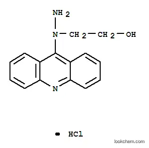 Molecular Structure of 28846-44-8 (2-[1-(acridin-9-yl)hydrazinyl]ethanol hydrochloride (1:1))