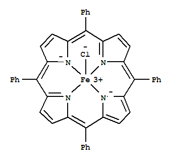 Iron,chloro[5,10,15,20-tetraphenyl-21H,23H-porphinato(2-)-kN21,kN22,kN23,kN24]-, (SP-5-12)-(29189-45-5)