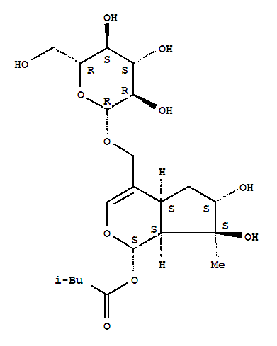 [(1S)-1,4aα,5,6,7,7aα-Hexahydro-6α,7β-dihydroxy-7-methyl-1α-(3-methyl-1-oxobutoxy)cyclopenta[c]pyran-4-yl]methyl β-D-glucopyranoside