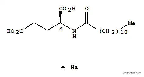 Molecular Structure of 29923-31-7 (Sodium lauroyl glutamate)