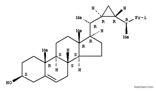 Molecular Structure of 29939-97-7 (33-Norgorgost-5-en-3-ol,(3b)- (9CI))