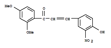 30071-41-1,(2E)-1-(2,4-dimethoxyphenyl)-3-(4-hydroxy-3-nitrophenyl)prop-2-en-1-one,