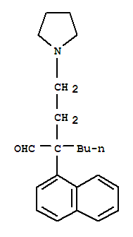 1-Pyrrolidinebutanal, a-butyl-a-1-naphthalenyl- cas  30121-15-4
