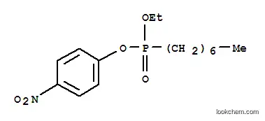 Heptylphosphonic acid ethyl p-nitrophenyl ester