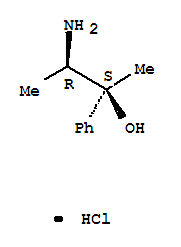 Benzenemethanol, a-[(1R)-1-aminoethyl]-a-methyl-, hydrochloride (1:1), (aS)-rel-
