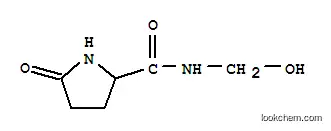 Molecular Structure of 302557-90-0 (2-Pyrrolidinecarboxamide,N-(hydroxymethyl)-5-oxo-(9CI))