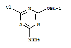 30357-89-2,4-chloro-N-ethyl-6-(2-methylpropoxy)-1,3,5-triazin-2-amine,s-Triazine,2-chloro-4-(ethylamino)-6-isobutoxy- (8CI)