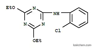 Molecular Structure of 30358-09-9 (N-(2-chlorophenyl)-4,6-diethoxy-1,3,5-triazin-2-amine)
