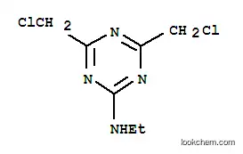 Molecular Structure of 30360-37-3 (4,6-bis(chloromethyl)-N-ethyl-1,3,5-triazin-2-amine)