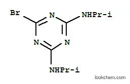 Molecular Structure of 30360-54-4 (1,3,5-Triazine-2,4-diamine,6-bromo-N2,N4-bis(1-methylethyl)-)