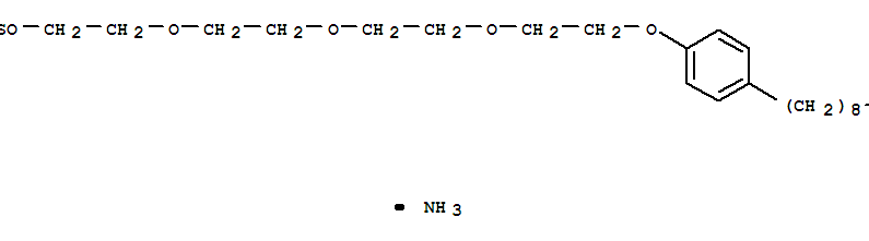 ammonium 2-[2-[2-[2-(4-nonylphenoxy)ethoxy]ethoxy]ethoxy]ethyl sulphate