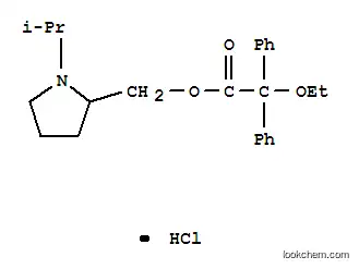 Acetic acid, 2,2-diphenyl-2-ethoxy-, (1-isopropyl-2-pyrrolidinyl)methyl ester, hydrochloride