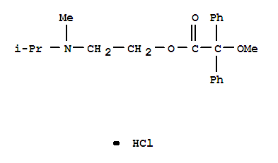 2-(2-methoxy-2,2-diphenylacetyl)oxyethyl-methyl-propan-2-ylazaniumchloride