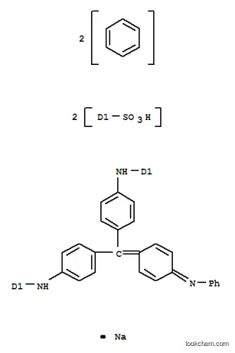 Benzenesulfonic acid,[[4-[[4-(phenylimino)-2,5-cyclohexadien-1-ylidene][4-[(sulfophenyl)amino]phenyl]methyl]phenyl]amino]-,monosodium salt (9CI)