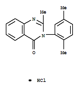 4(3H)-Quinazolinone,3-(2,5-dimethylphenyl)-2-methyl-, hydrochloride (1:1) cas  3060-15-9
