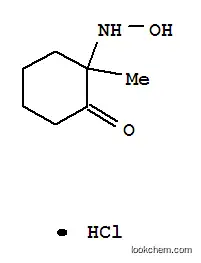 Molecular Structure of 306935-62-6 (2-(HYDROXYAMINO)-2-METHYLCYCLOHEXAN-1-ONE HYDROCHLORIDE)