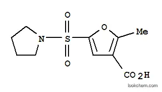 Molecular Structure of 306936-43-6 (2-METHYL-5-(1-PYRROLIDINYLSULFONYL)-3-FUROIC ACID)