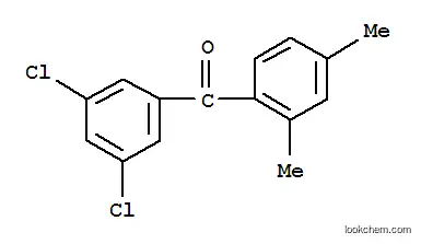 Molecular Structure of 306937-29-1 ((3,5-DICHLOROPHENYL)(2,4-DIMETHYLPHENYL)METHANONE)