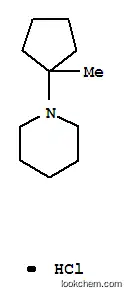 Molecular Structure of 3086-74-6 (1-(1-methylcyclopentyl)piperidine hydrochloride (1:1))
