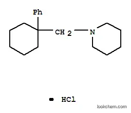 1-[(1-phenylcyclohexyl)methyl]piperidine hydrochloride (1:1)