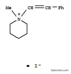 Molecular Structure of 311-53-5 (1-methyl-1-[(E)-2-phenylethenyl]piperidinium iodide)