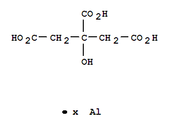 1,2,3-Propanetricarboxylicacid, 2-hydroxy-, aluminum salt (1: )